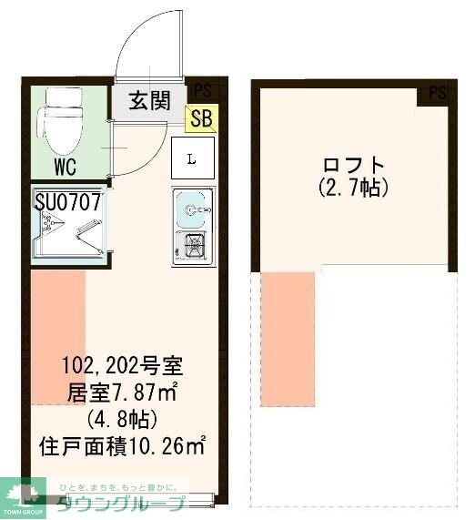 ハーモニーテラス中板橋IIIの物件間取画像