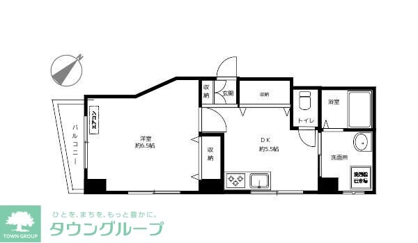 ZENビルの物件間取画像