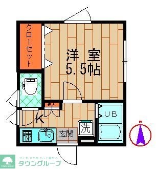 ブランメゾンの物件間取画像