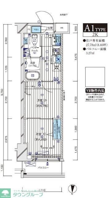 メインステージ本蓮沼の物件間取画像