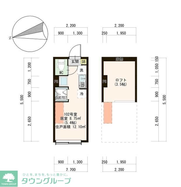 Oaks東武練馬の物件間取画像