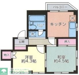 ハイツさつきの物件間取画像