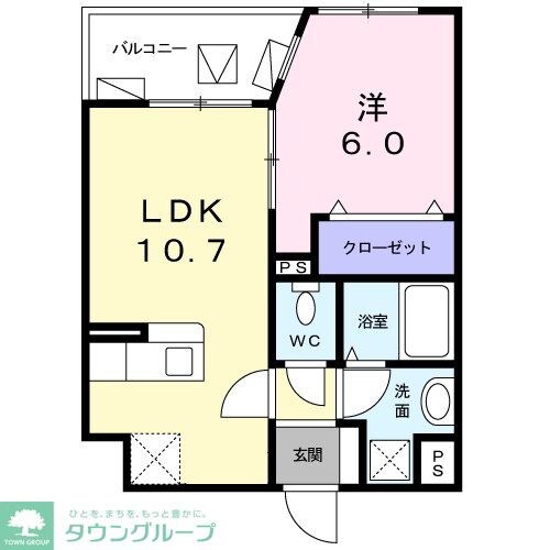 ル・クラージュの物件間取画像