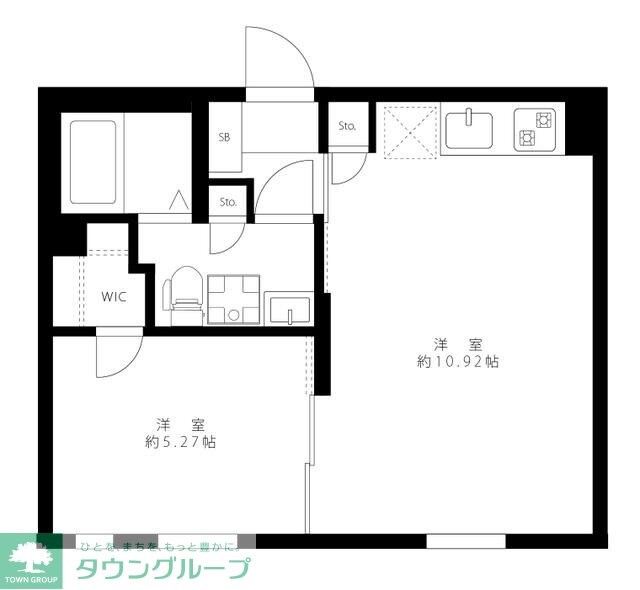 栄町レジデンスの物件間取画像