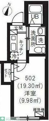 ブランドール坂下三丁目の物件間取画像
