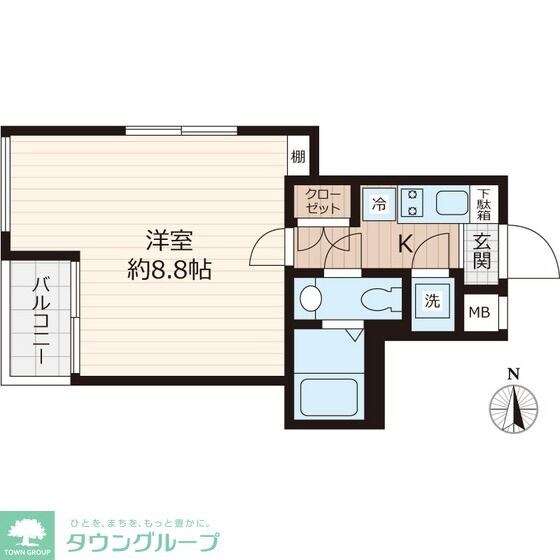 Beverly Homes 赤塚公園IIの物件間取画像