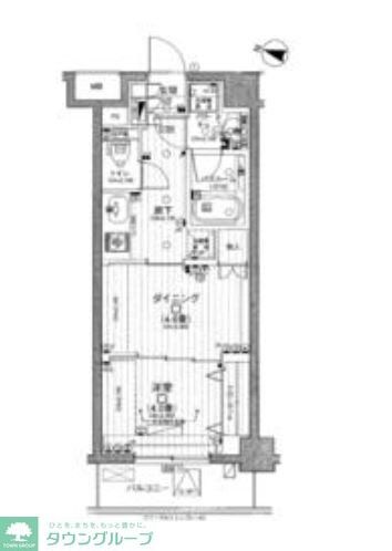 日神デュオステージ蓮根の物件間取画像