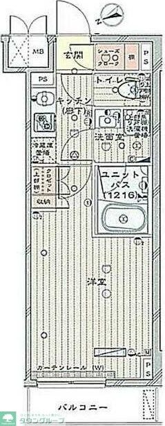 ルーブル板橋東新町壱番館の物件間取画像