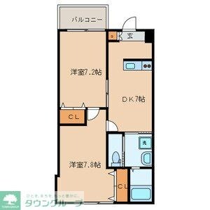 メゾン32の物件間取画像