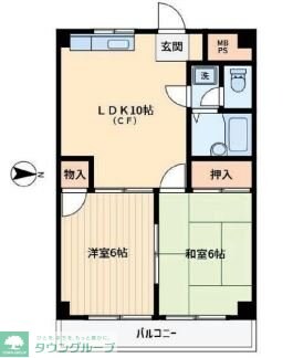 ジョウエツプラザの物件間取画像