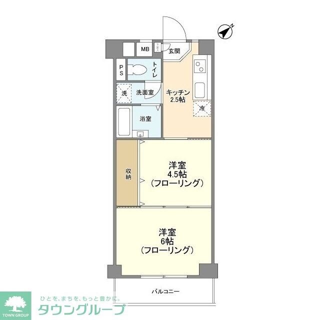 サンヒルズ赤塚の物件間取画像