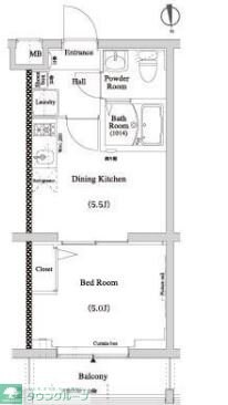 ベルシード板橋蓮根アンベリールの物件間取画像