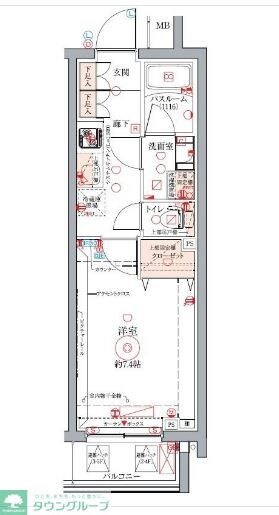 クレヴィスタ中板橋IIの物件間取画像