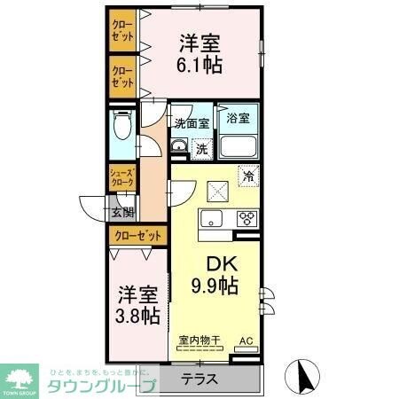 セジュール西台5の物件間取画像