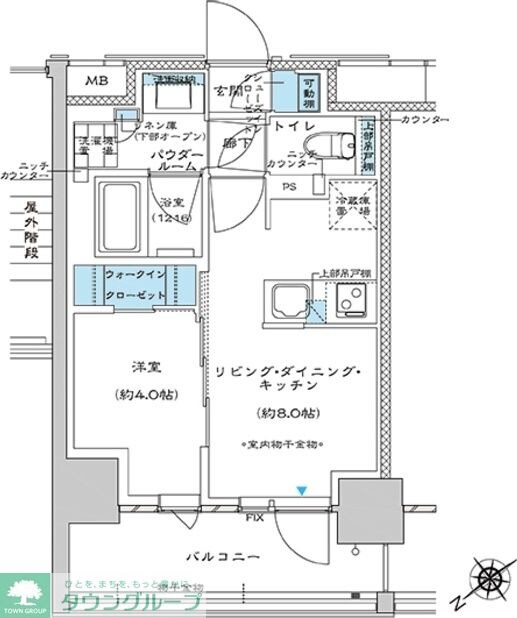 プレミスト板橋の物件間取画像
