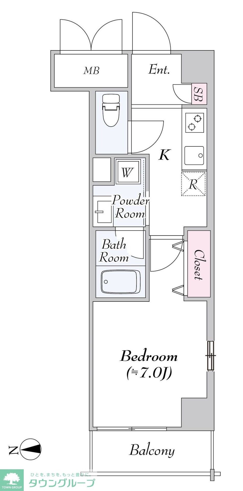 URBANLINKときわ台の物件間取画像