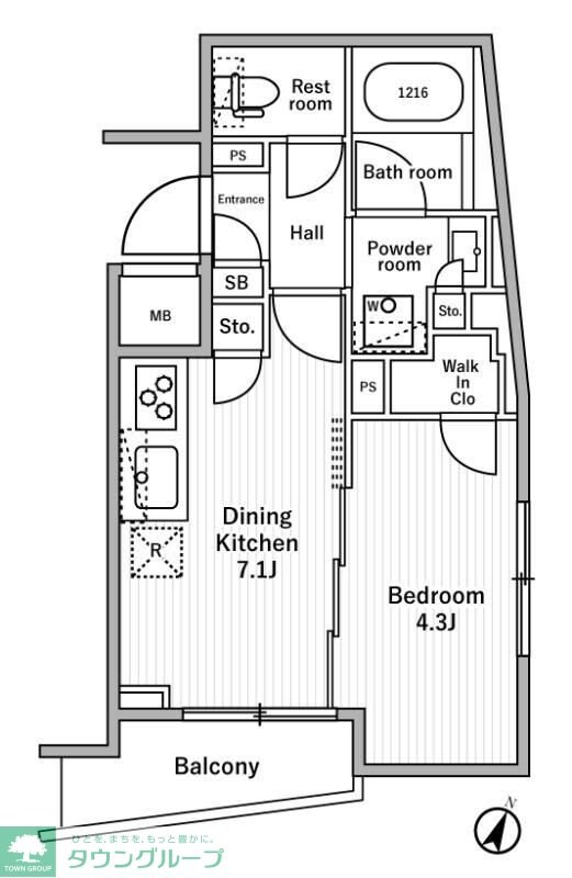nido MOTOHASUNUMAの物件間取画像