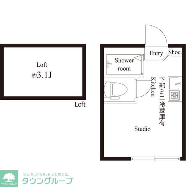 ハーモニーテラス仲宿の物件間取画像