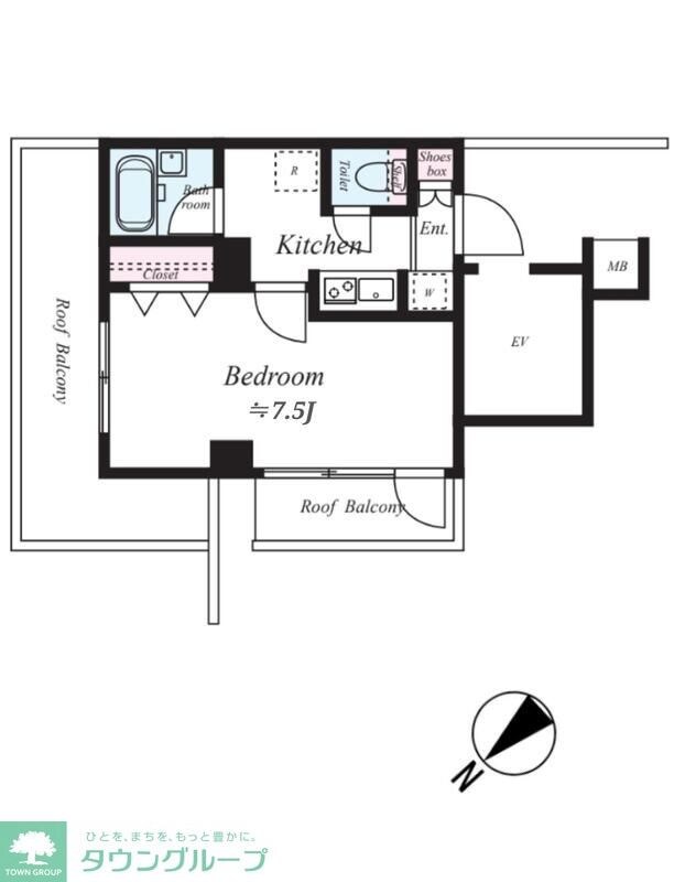 ARTESSIMO SHIMURASAKAUEの物件間取画像