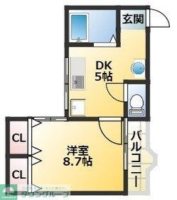 ソレイユときわVの物件間取画像