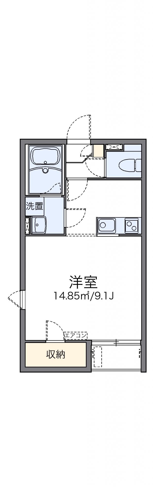 レオネクストユアリトルハイツの物件間取画像