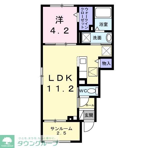 コンフォート ヒルの物件間取画像