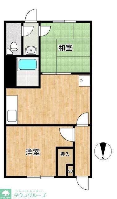 ファーストメゾン毛呂の物件間取画像