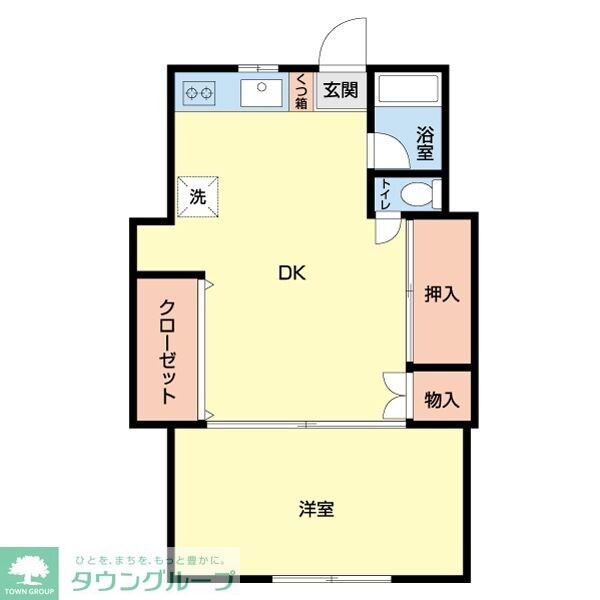 ハイツユタカの物件間取画像