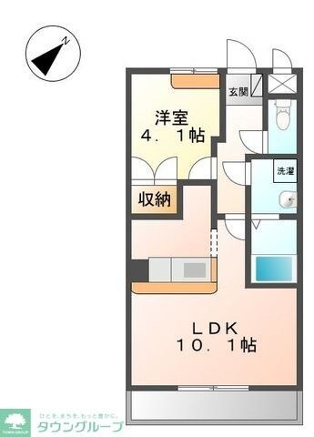 クラージュの物件間取画像