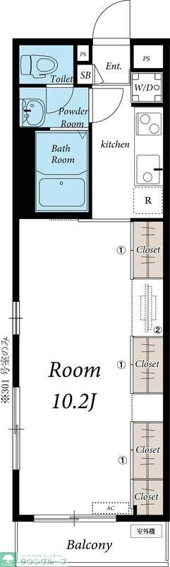 リブリ・y3の物件間取画像