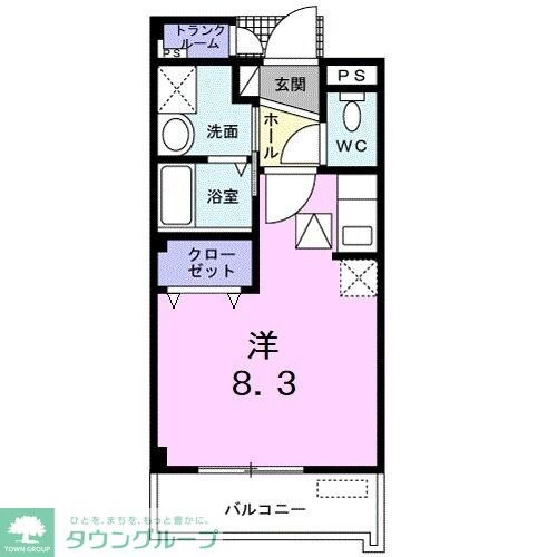 ソレイユ新狭山の物件間取画像