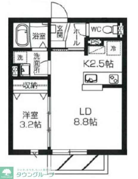 パラッツォ・ビバーチェの物件間取画像