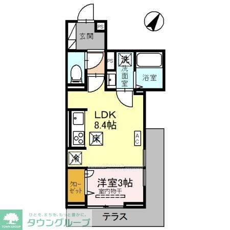 D-Sereno弥生の物件間取画像