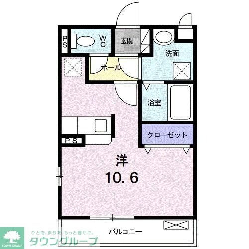 サンテ カルムの物件間取画像