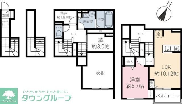 roUte residenceの物件間取画像