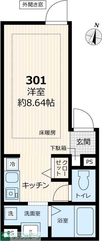 ATREN DEUの物件間取画像