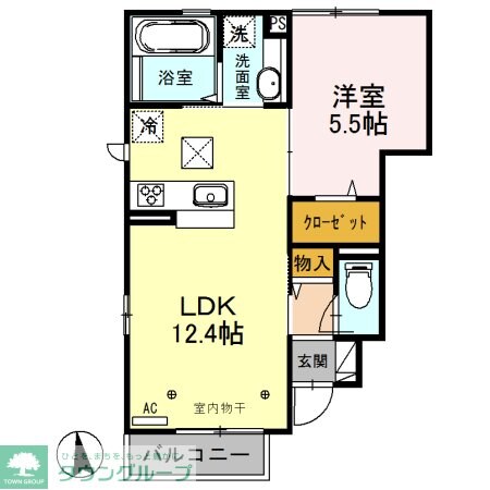 プランドールの物件間取画像