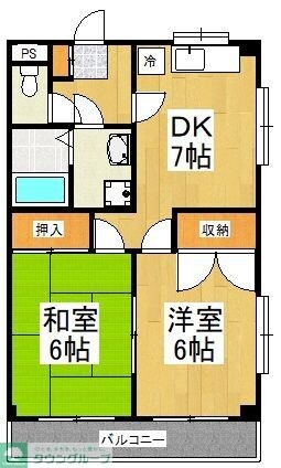 ロイヤルパレスの物件間取画像