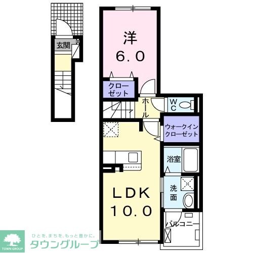アレーナ ウエストの物件間取画像