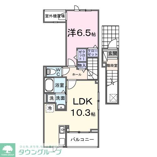 グラン・シャトー武蔵嵐山Bの物件間取画像