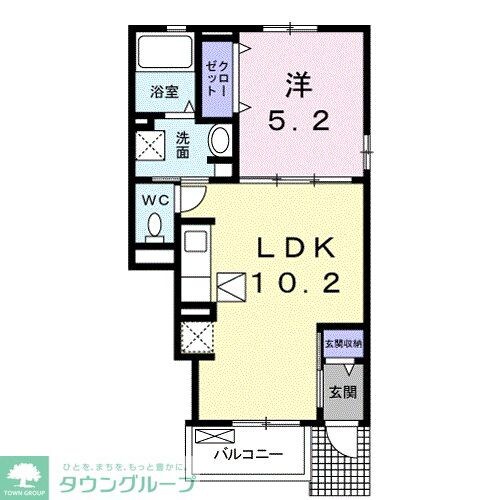 カルムIIの物件間取画像