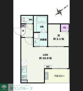 Jack sunashinden IIの物件間取画像