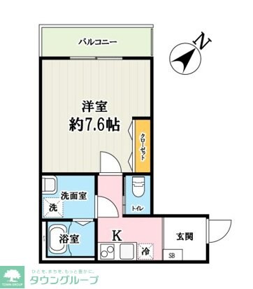 キャメル川越 都Aの物件間取画像