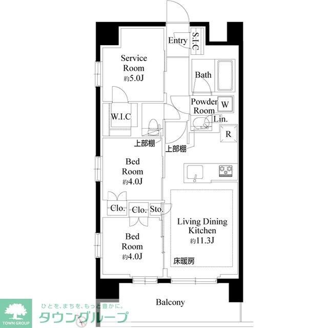 プレシス上福岡の物件間取画像