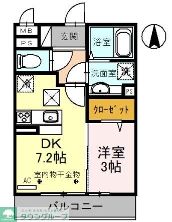 ロンサールIIの物件間取画像
