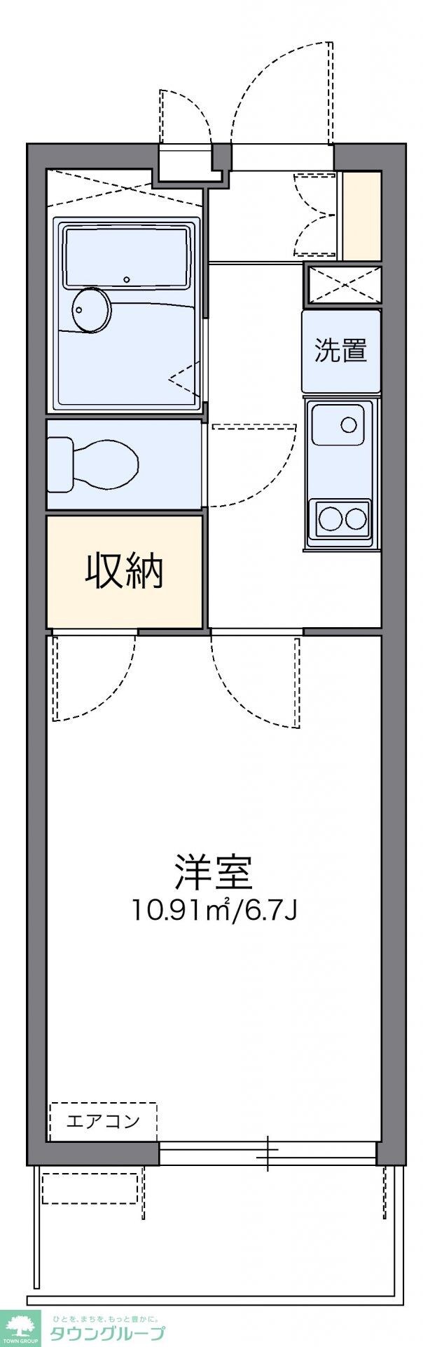 レオパレスフジの物件間取画像