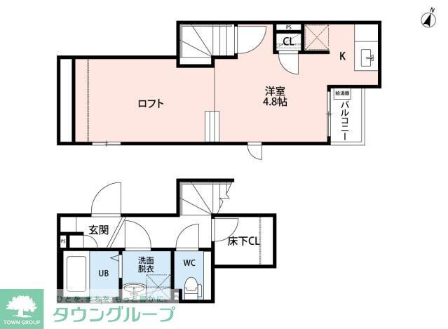 CBふじみ野レーヴの物件間取画像