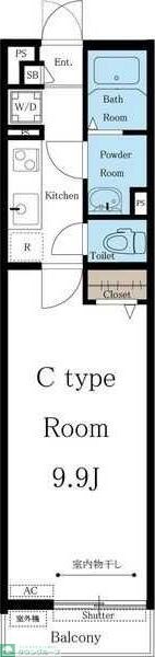 リブリ・アルバ中村公園の物件間取画像
