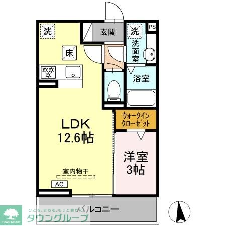 プラムVIの物件間取画像