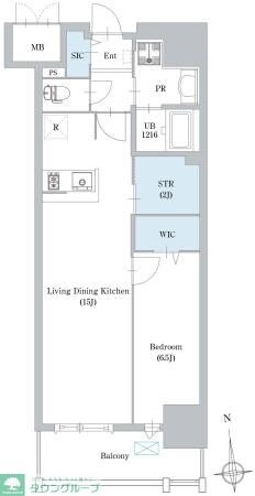 ロイジェント日吉の物件間取画像